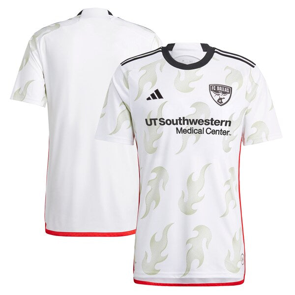 FC Dallas adidas 2024 Burn Baby Burn Replica Jersey - White