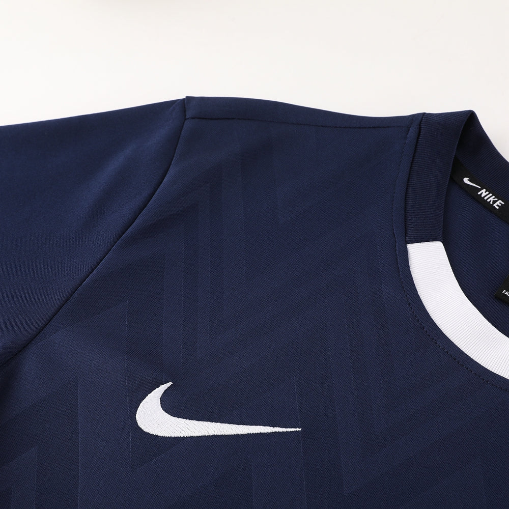 Nike Short Sleeve Training Jersey Set-ND06- Dark Blue