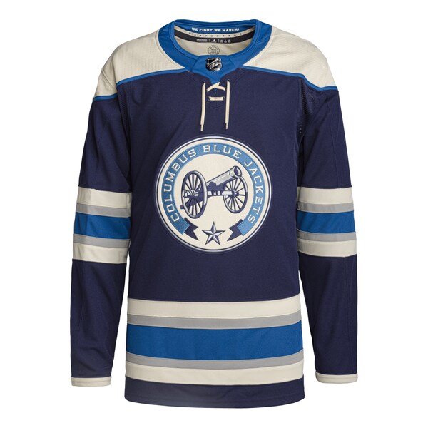 Columbus Blue Jackets adidas Alternate Primegreen Authentic Jersey – Navy