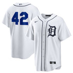 Detroit Tigers Nike Home  2025 Jackie Robinson Day Replica Jersey - White