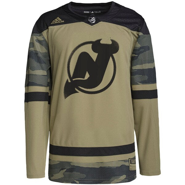 New Jersey Devils adidas Military Appreciation Team Authentic Practice Jersey - Camo