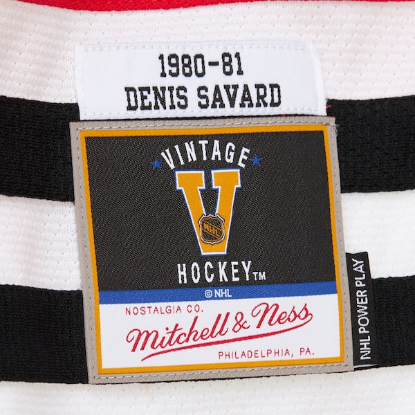 Denis Savard Chicago Blackhawks 1980-81 Power Play Jersey - Scarlet