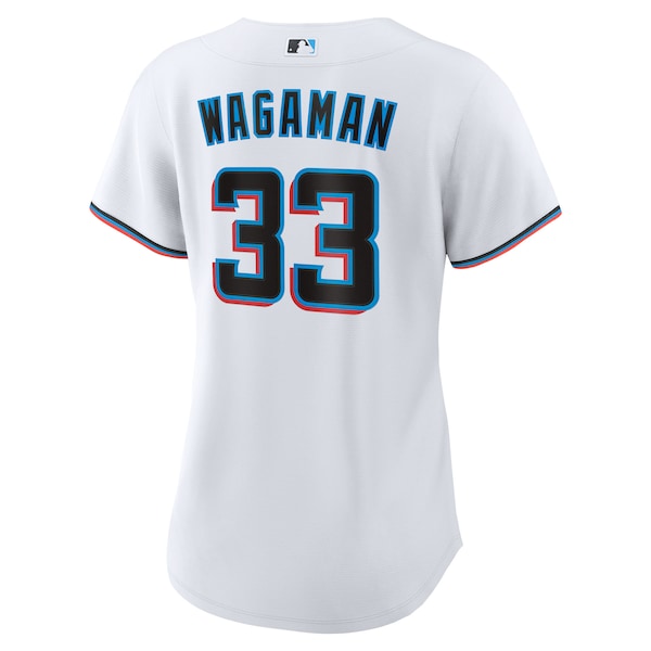 Eric Wagaman Miami Marlins Nike Women's Home Replica Jersey - White