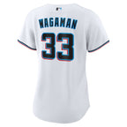 Eric Wagaman Miami Marlins Nike Women's Home Replica Jersey - White