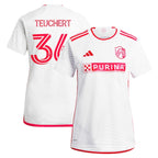 Cedric Teuchert St. Louis City SC adidas Women's 2024 The Confluence Kit Replica Player Jersey - White