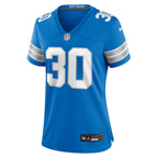Khalil Dorsey Detroit Lions Nike Women's Team Game Jersey -  Blue