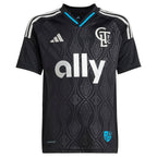 Tim Ream Charlotte FC adidas Youth 2025 Fortress Kit Replica Player Jersey - Black