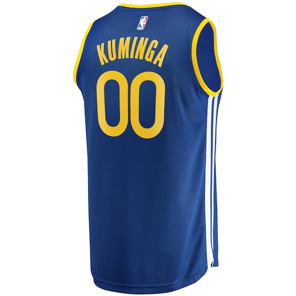 Jonathan Kuminga Golden State Warriors  2021 NBA Draft First Round Pick Fast Break Replica Jersey Royal - Icon Edition