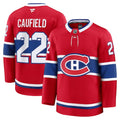 Cole Caufield Montreal Canadiens  Home Premium Jersey - Red