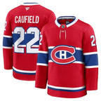 Cole Caufield Montreal Canadiens  Home Premium Jersey - Red