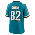 Jimmy Smith Jacksonville Jaguars Nike Prowler Throwback Retired Player Game Jersey - Teal