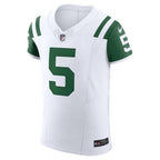 Garrett Wilson New York Jets Nike Classic Alternate Vapor F.U.S.E. Elite Jersey - White