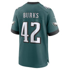 Oren Burks Philadelphia Eagles Nike  Game Jersey - Midnight Green