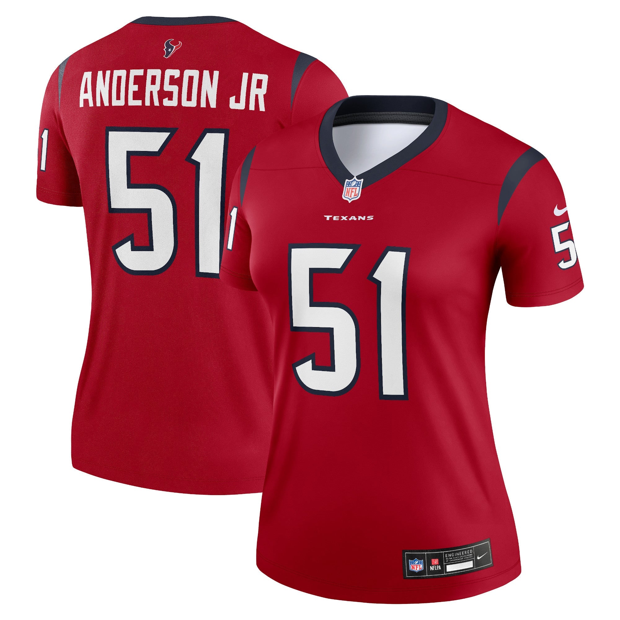 Will Anderson Jr. Houston Texans Nike Women's  Legend Jersey - Navy/Red
