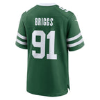 Jowon Briggs New York Jets Nike Team Game Jersey - Legacy Green