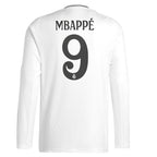 Kylian Mbappé Los Merengues adidas 2024/25 Home Replica Long Sleeve Player Jersey - White