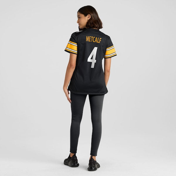DK Metcalf Pittsburgh Steelers Nike Women's Team Game Jersey -  Black
