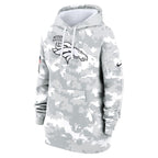 Denver Broncos Nike Women's 2024 Salute To Service Club Fleece Pullover Hoodie - Arctic Camo