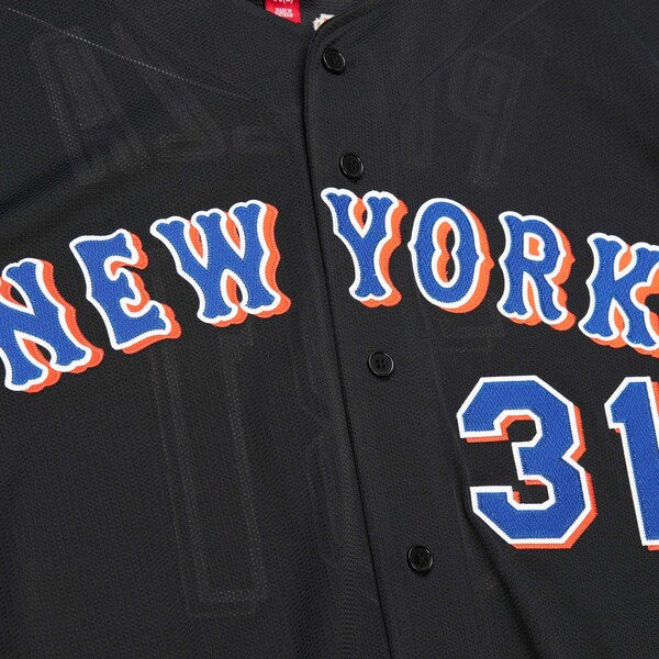 Mike Piazza New York Mets Cooperstown Collection 2000 Batting Practice Jersey - Black