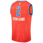 Shai Gilgeous-Alexander Oklahoma City Thunder  Fast Break Team Replica Jersey - Statement Edition - Orange