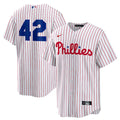 Philadelphia Phillies Nike Home  2025 Jackie Robinson Day Replica Jersey - White