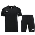 Adidas Short Sleeve Training Jersey Set - AD09- Black