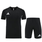 Adidas Short Sleeve Training Jersey Set - AD09- Black