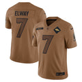 John Elway Denver Broncos Nike 2023 Salute To Service Retired Player Limited Jersey - Brown