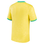 Brazil National Team Nike Youth 2022/23 Home Authentic Blank Jersey - Yellow