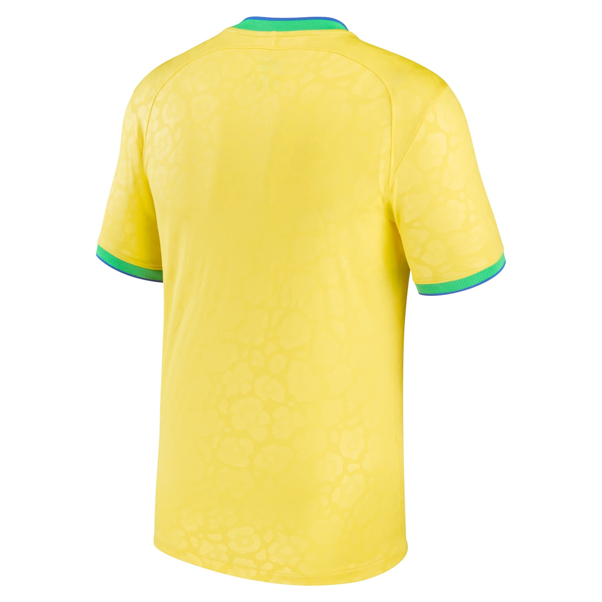 Brazil National Team Nike Youth 2022/23 Home Authentic Blank Jersey - Yellow