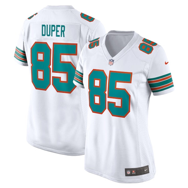 Mark Duper Miami Dolphins Nike Women's Retired Player Jersey - White/Aqua