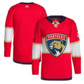 Florida Panthers adidas Home Primegreen Authentic Jersey - Red