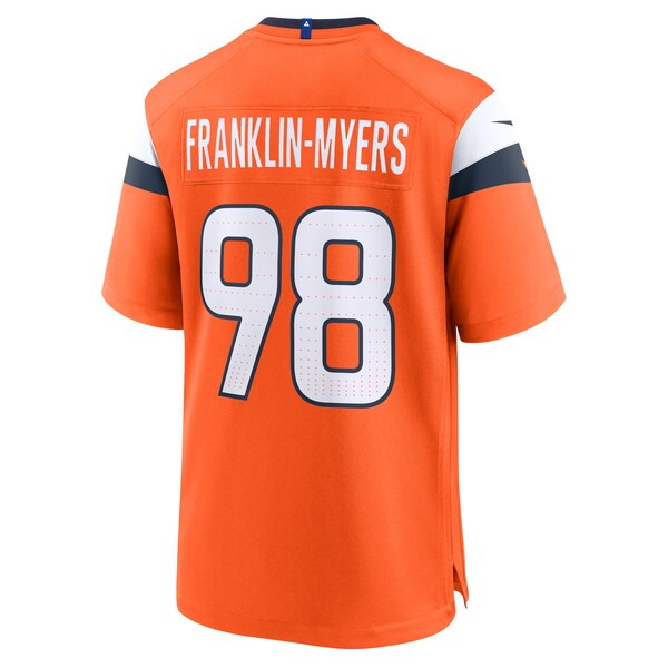 John Franklin-Myers Denver Broncos Nike Team Game Jersey -  Orange