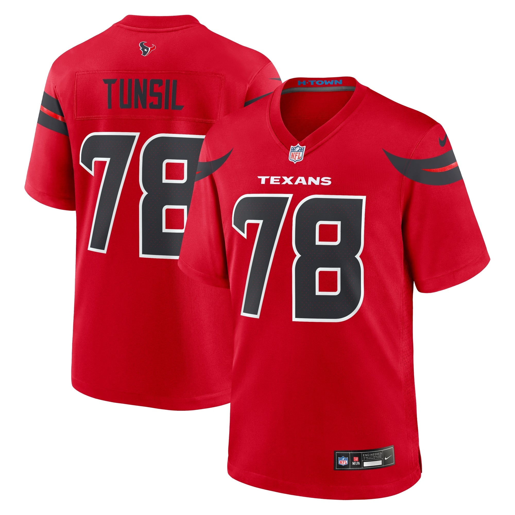 Laremy Tunsil Houston Texans Nike Game Jersey -  White/Navy/Red