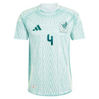 Edson Alvarez Mexico National Team adidas 2024 Away Authentic Player Jersey - Green/Burgundy