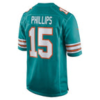 Jaelan Phillips Miami Dolphins Nike Alternate Game Jersey - Aqua/White