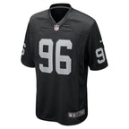Jonah Laulu Las Vegas Raiders Nike Team Game Jersey -  Black