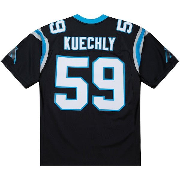 Luke Kuechly Carolina Panthers  2013 Authentic Throwback Retired Player Jersey - Black