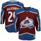 Nathan MacKinnon Colorado Avalanche Preschool Premier Player Jersey - Burgundy/Navy