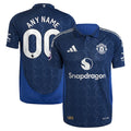 Manchester United adidas 2024/25 Away Authentic Custom Jersey - Navy