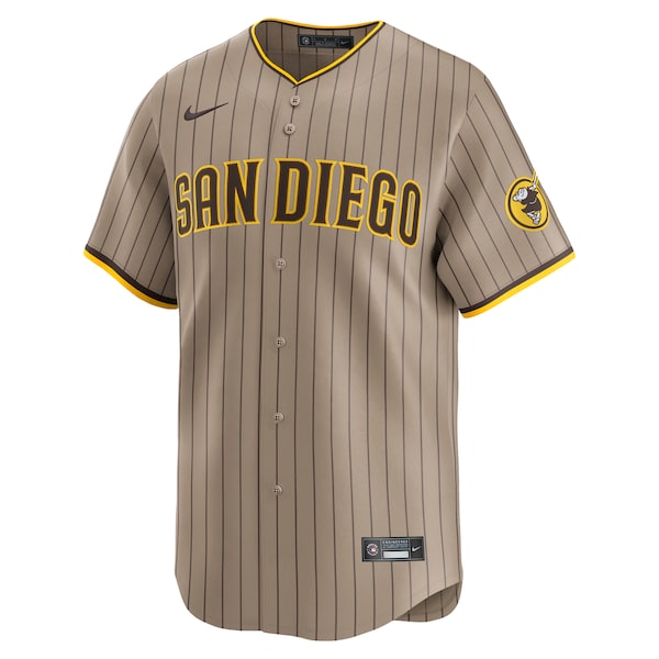 Fernando Tatis Jr. San Diego Padres Nike Alternate Limited Player Jersey - Khaki/White