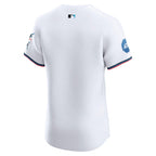 Miami Marlins Nike Home Elite Jersey - White