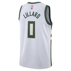 Damian Lillard Milwaukee Bucks Nike Unisex  Swingman Player Jersey - Association Edition - White