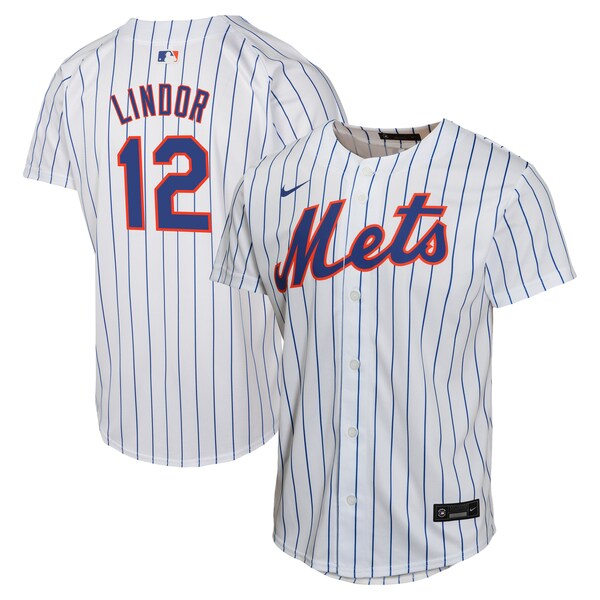 Francisco Lindor New York Mets Nike Youth Home Game Player Jersey - White
