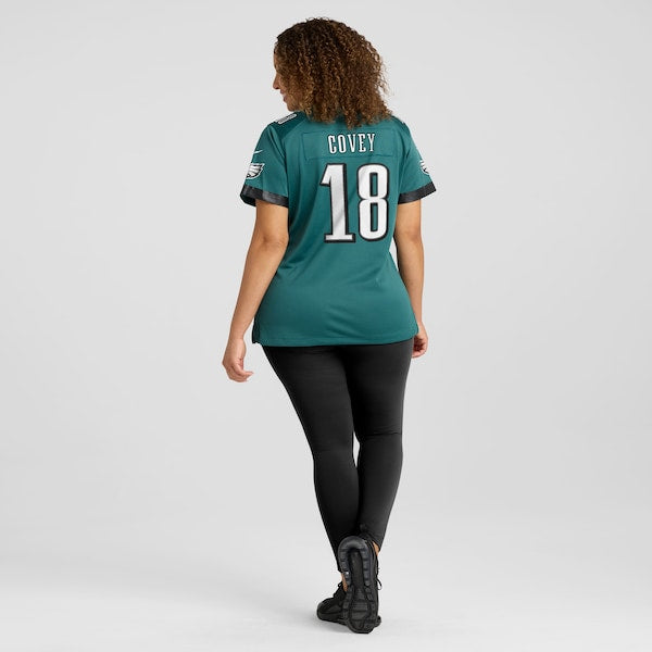 Britain Covey Philadelphia Eagles Nike Women's Team Game Jersey - Midnight Green