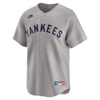 Babe Ruth New York Yankees Nike Throwback Cooperstown Collection Limited Jersey - Gray