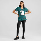 Jalyx Hunt Philadelphia Eagles Nike Women's Team Game Jersey - Midnight Green