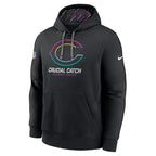 Chicago Bears Nike 2024 NFL Crucial Catch Club Pullover Hoodie - Black