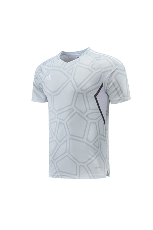 Adidas Short Sleeve Training Jersey Set - AD01- Light Grey
