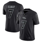 John Elway Denver Broncos Nike RFLCTV Limited Jersey - Black